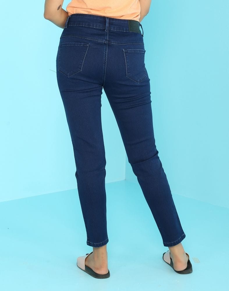 Focus Killer Blue Ankle Fit Women Jeans