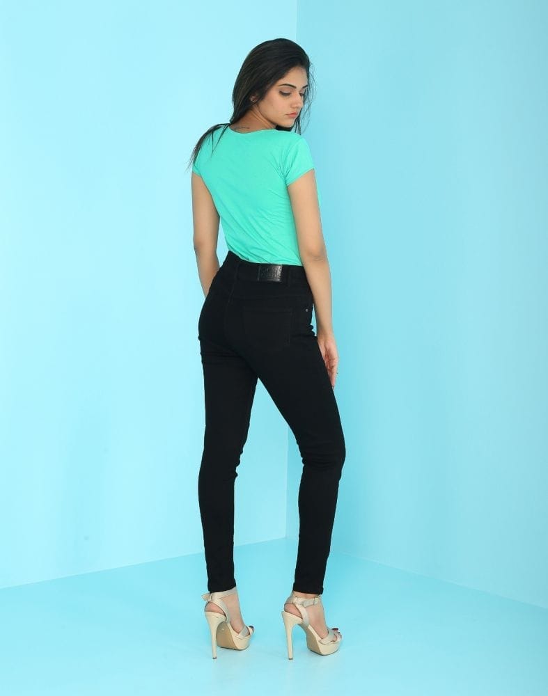 Collection of Focus Z Black Ankle fit Women Jeans in a gallery layout