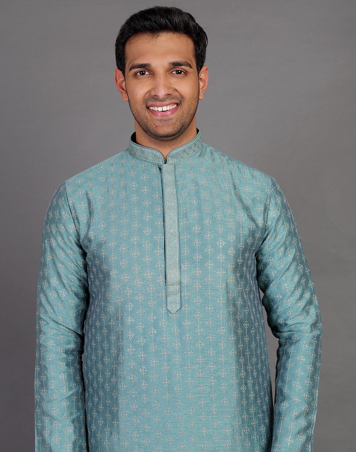 Stylish All Over Sequence Work Rama Green Party Wear Kurta Set