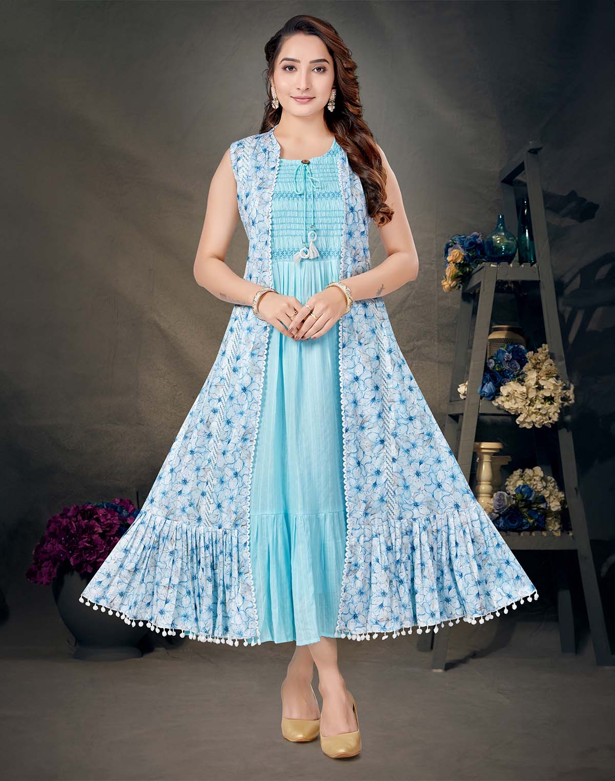 South india shopping mall long frocks on sale