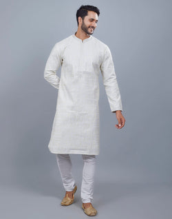 Collection of Stylish All Over Sequence Work Kurta Pajama in a gallery layout