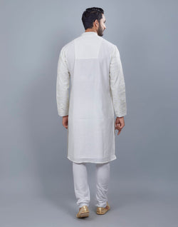 Collection of Stylish All Over Sequence Work Kurta Pajama in a gallery layout