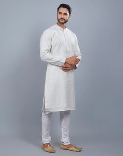 Collection of Stylish All Over Sequence Work Kurta Pajama in a gallery layout