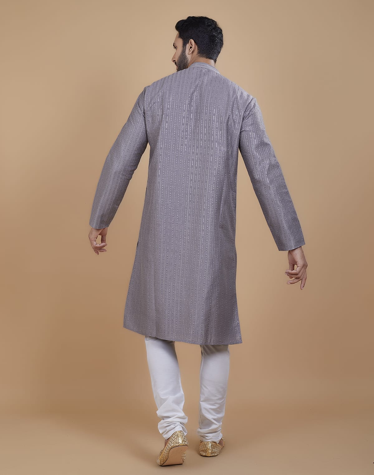 Collection of All Over Sequence Pattern Kurta Set in a gallery layout