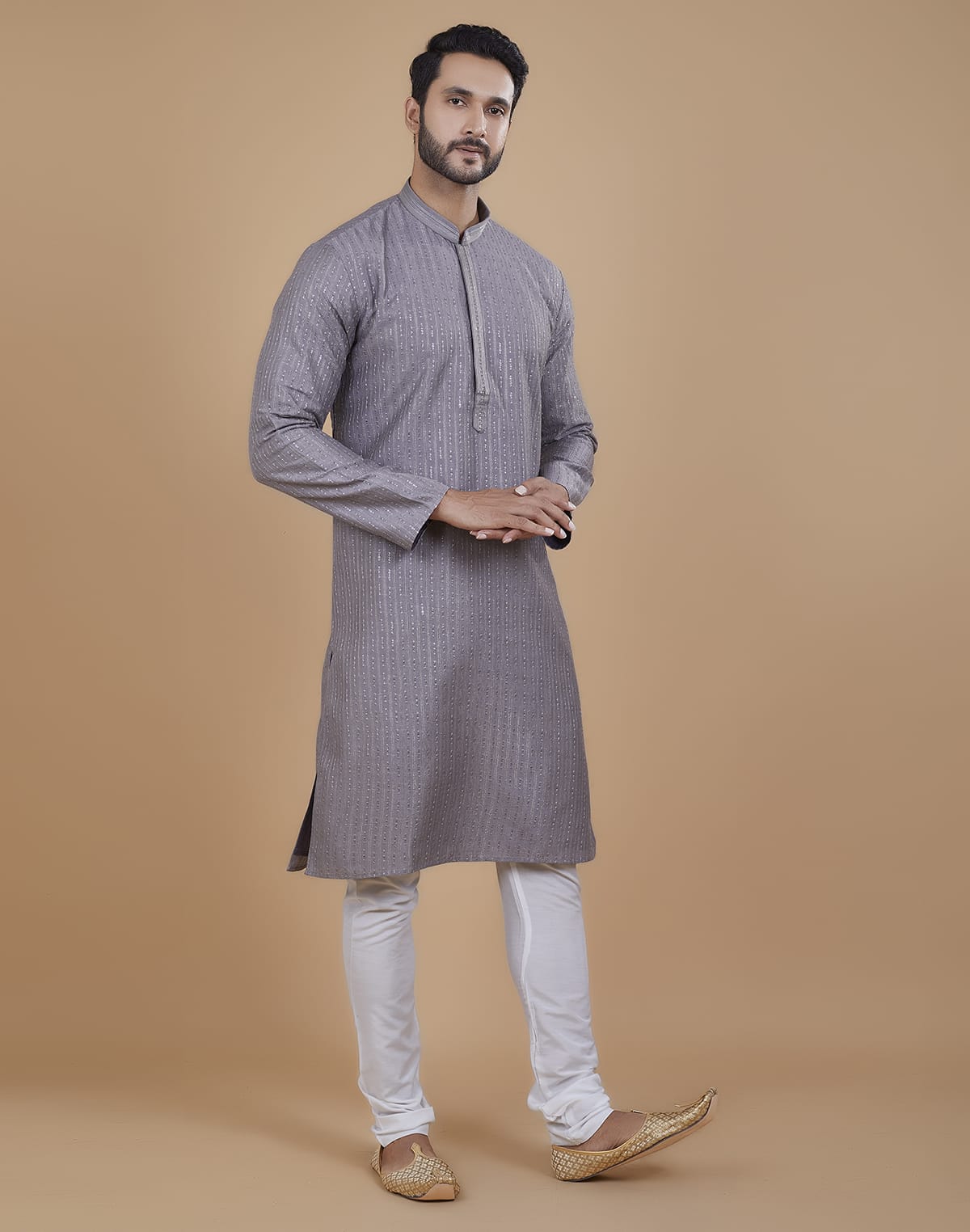 All Over Sequence Pattern Kurta Set