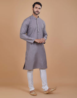 Collection of All Over Sequence Pattern Kurta Set in a gallery layout