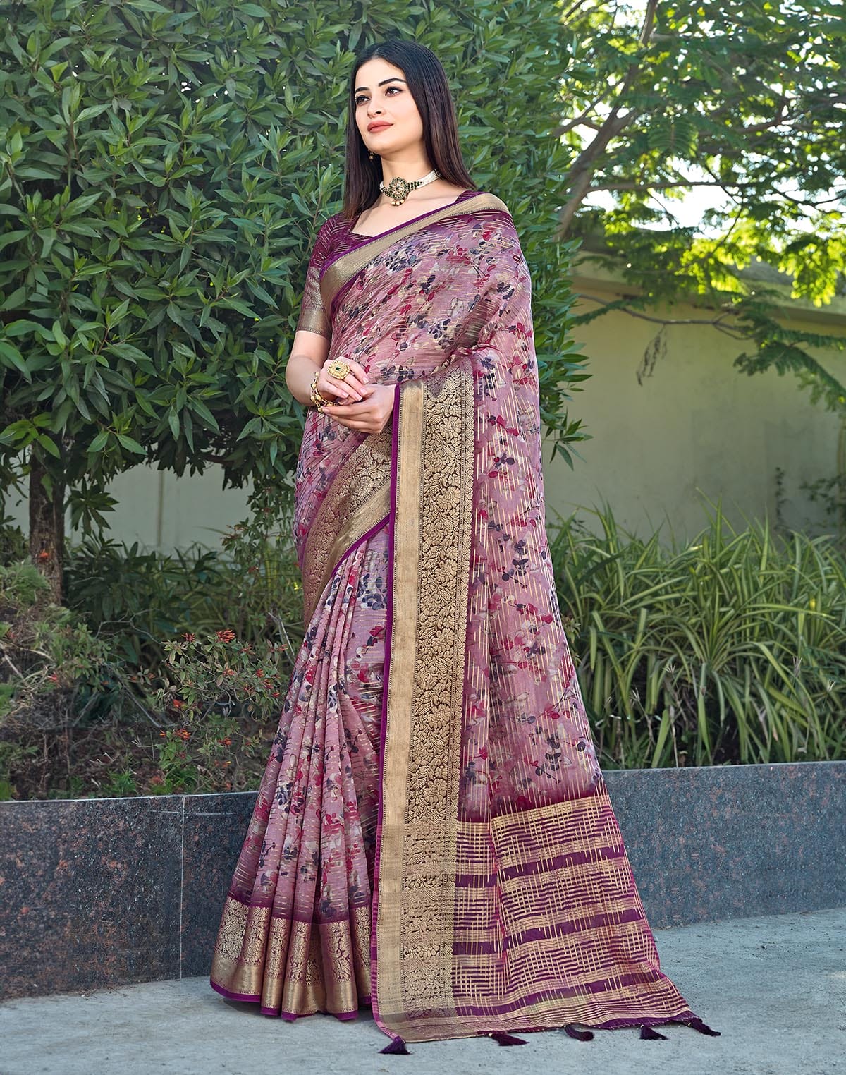 Traditional Dola Silk Party Wear Saree