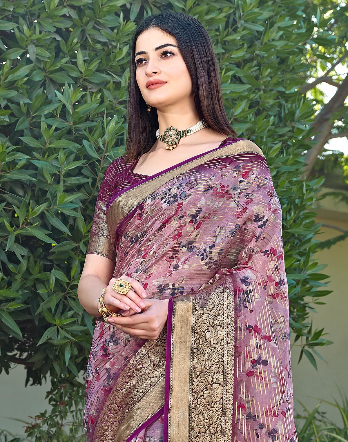 Traditional Dola Silk Party Wear Saree