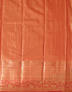 Collection of Parrot Green Floral Tissue Jaal Saree in a gallery layout