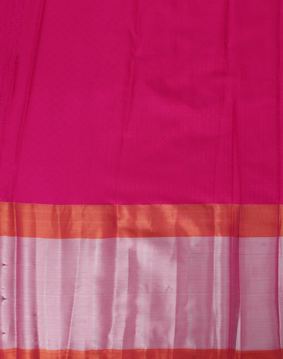 Kanchi Pattu Saree in Sky Blue Color and Pink combination Blouse