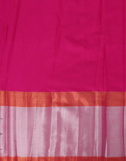 Collection of Kanchi Pattu Saree in Sky Blue Color and Pink combination Blouse in a gallery layout