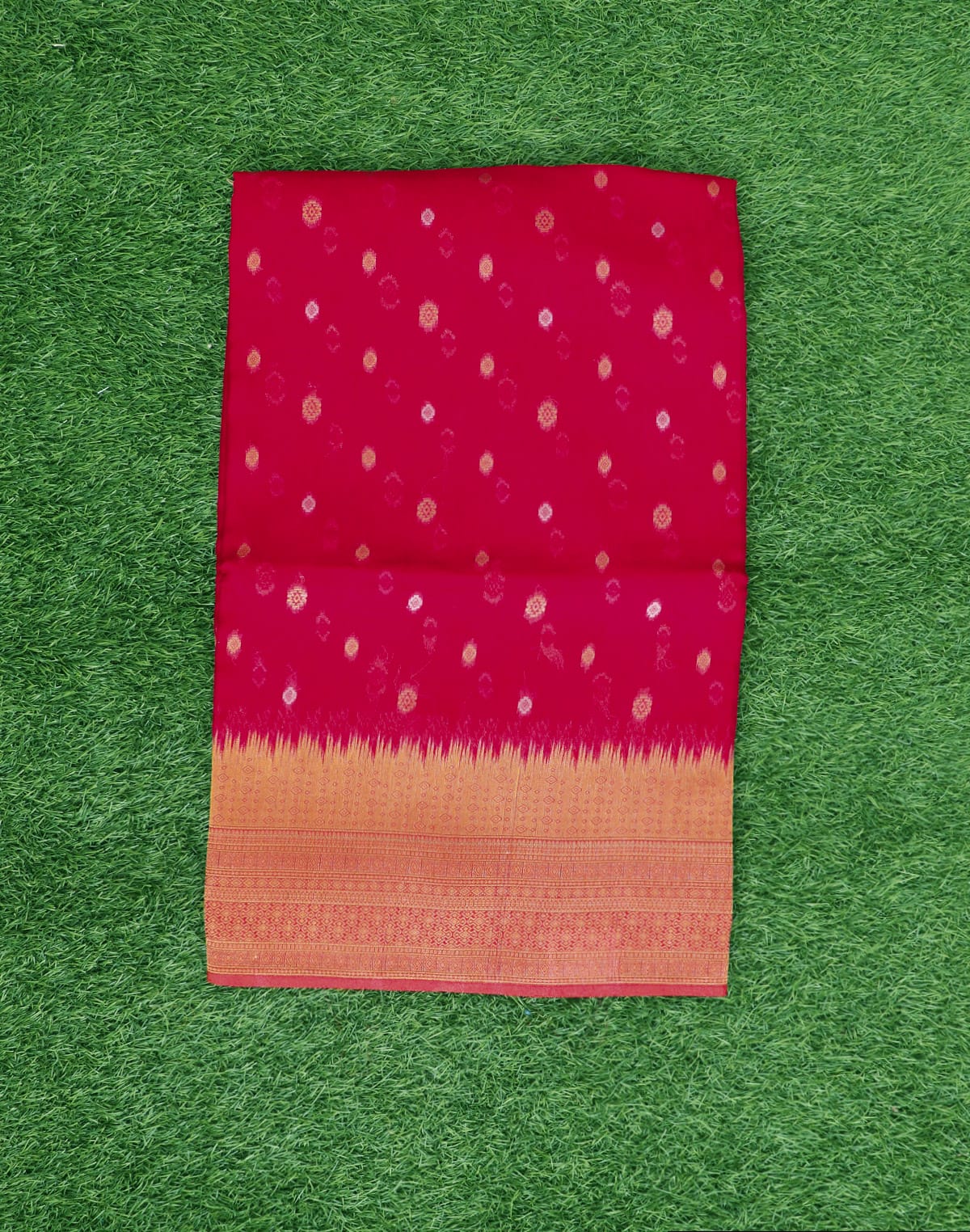 Pink Organza Butta Saree