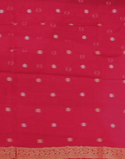 Collection of Pink Organza Butta Saree in a gallery layout