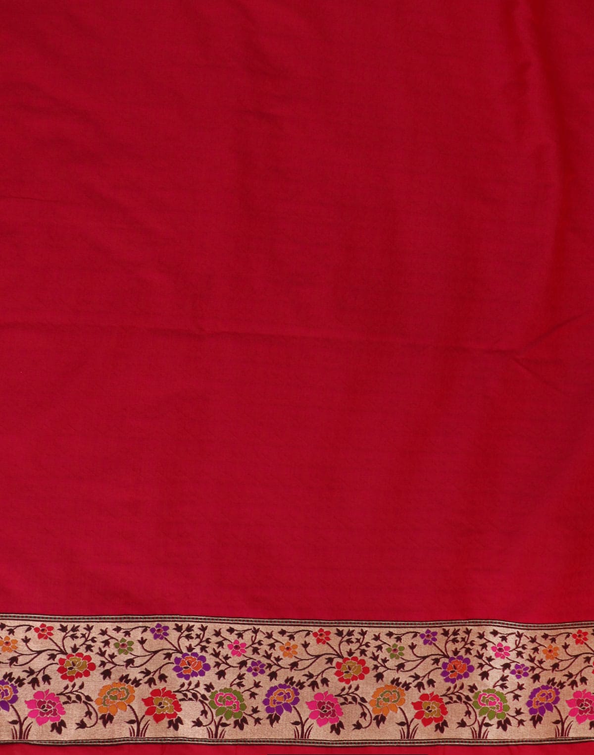 Collection of Cream and Pink Banaras Butta Saree in a gallery layout