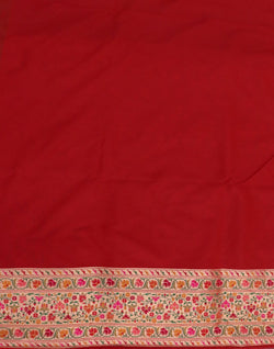 Collection of Lavender Coloured Banaras Paithani Border Saree in a gallery layout