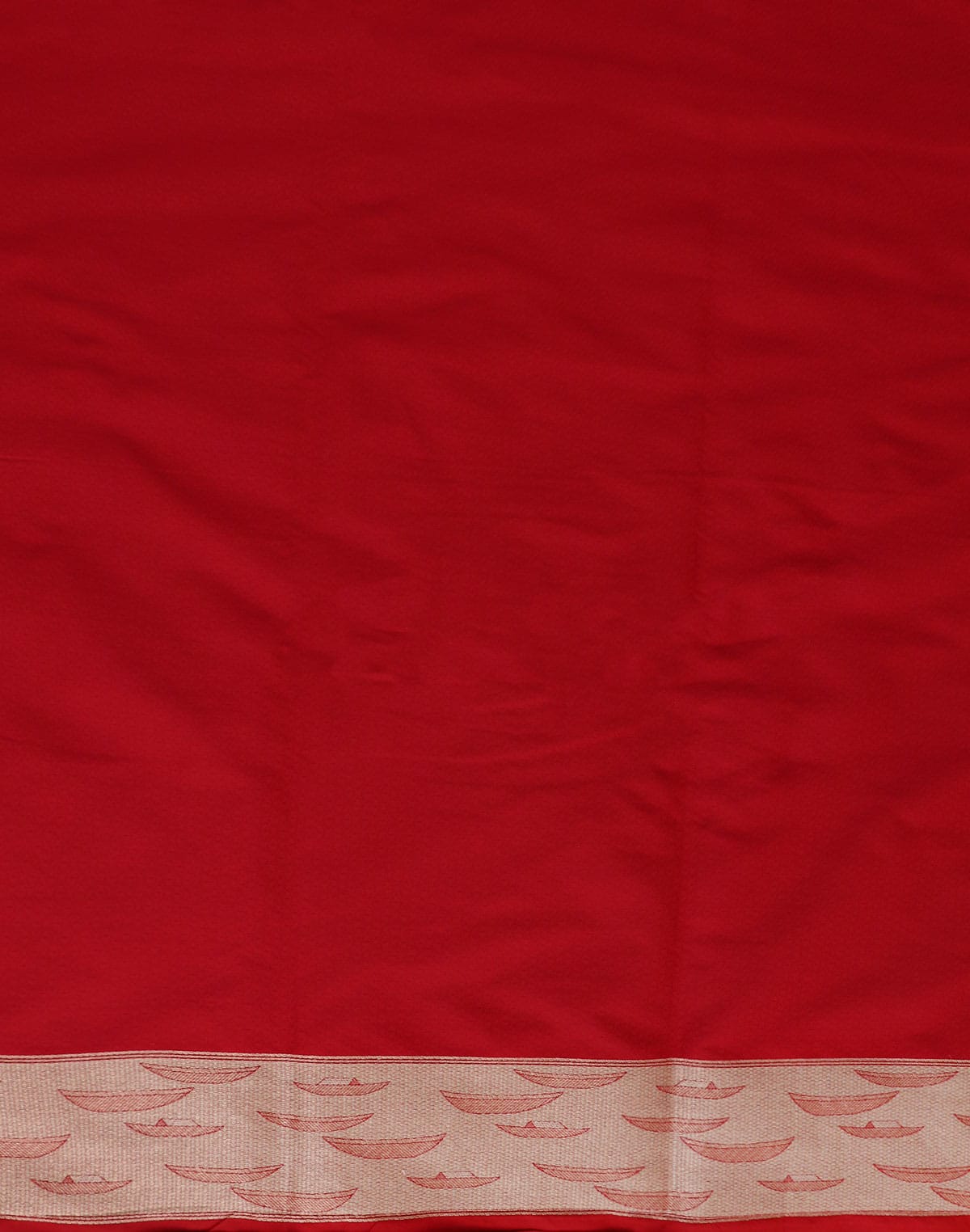 Red Banaras Temple Border Saree