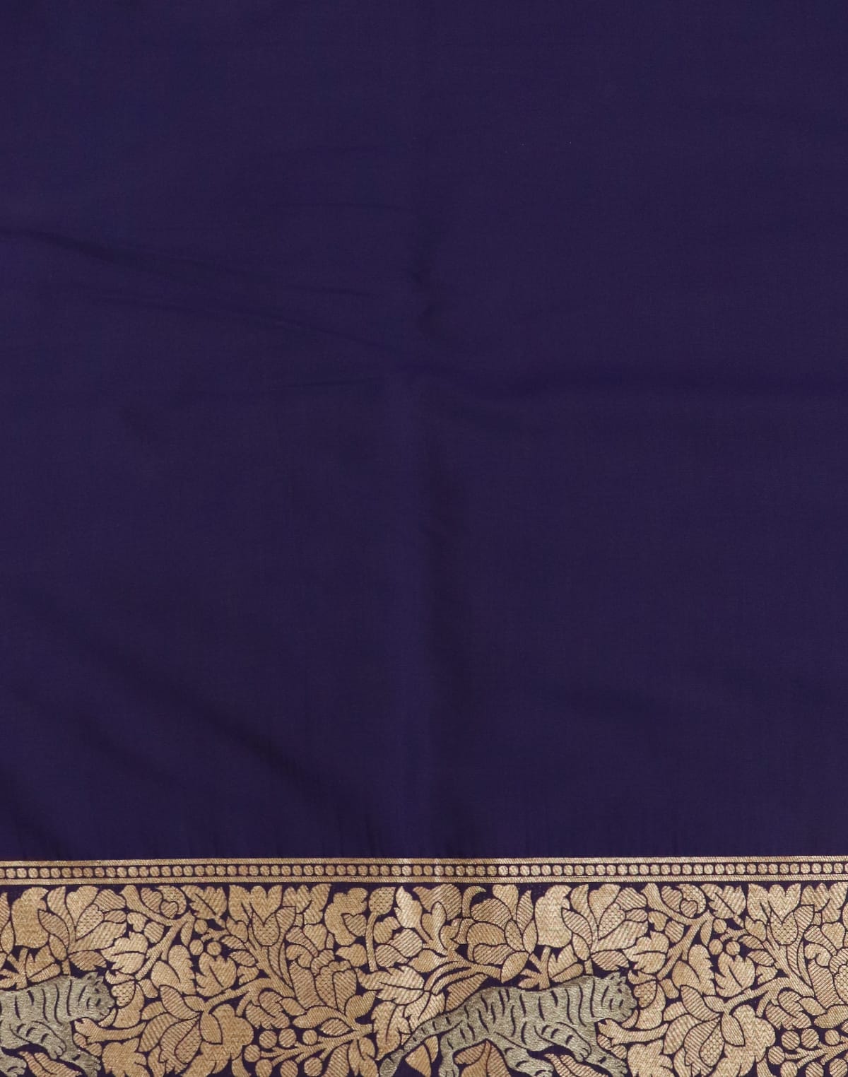 Stylish Royal Blue Banaras Saree