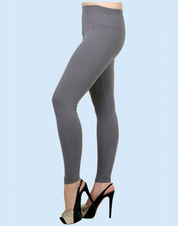 Collection of Twin Birds Anthrazite Grey Cotton Lycra Pencil Cut Women Legging in a gallery layout