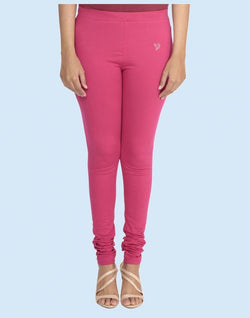 Collection of Twin Birds Bubble Gum Cotton Lycra Pencil Cut Women Legging in a gallery layout