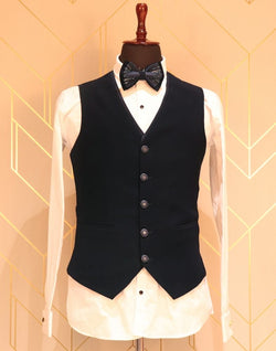 Collection of Classy Black Coloured Suit Set in a gallery layout