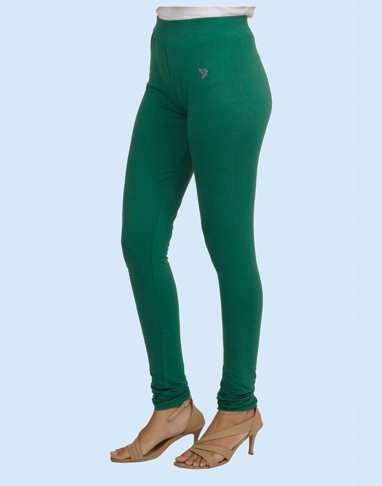 Collection of Twin Birds New Leaf Cotton Lycra Pencil Cut Women Legging in a gallery layout