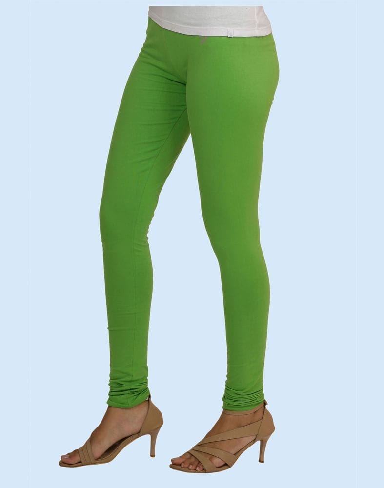 Collection of Twin Birds Pepper Mint Cotton Lycra Pencil Cut Women Legging in a gallery layout