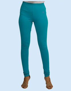 Collection of Twin Birds Pool Side Cotton Lycra Pencil Cut Women Legging in a gallery layout