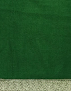 Collection of Green Weave Semi Georgette Saree in a gallery layout