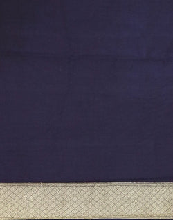 Collection of Navy Blue Coloured Weave Semi Georgette Saree in a gallery layout