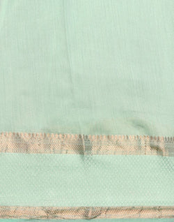 Collection of Pink Plain Embossed work Kora Saree in a gallery layout