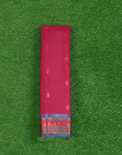 Collection of Pink Butta Gadwal Sico Saree in a gallery layout