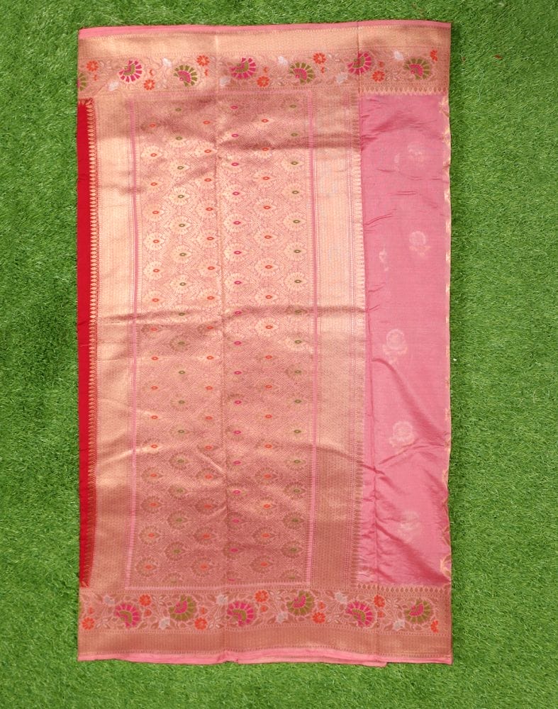 Collection of Red Colour Organza Floral Saree in a gallery layout