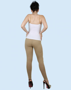 Collection of Twin Birds Sand Castle Cotton Lycra Pencil Cut Women Legging in a gallery layout